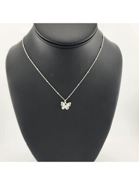 New 925 Sterling Silver Butterfly Pendant Necklace – Cute & Elegant Jewelry